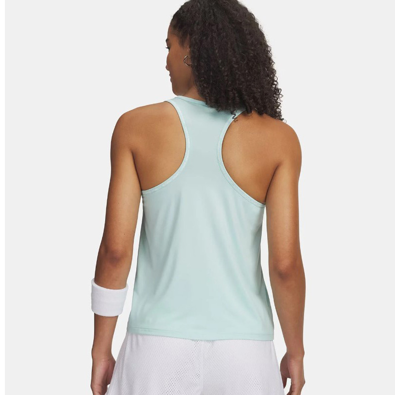 UNDER ARMOUR Tech™ Knockout Tank T-Shirt (1389851-703)ΓΥΝΑΙΚΕΙΟ ΑΜΑΝΙΚΟ T-SHIRT Refresh Mint/White