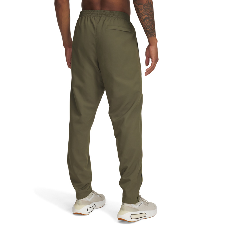 UNDER ARMOUR Rival Woven Windbreaker Pant (1390150-390)ΑΝΔΡΙΚΟ ΠΑΝΤΕΛΟΝΙ ΑΝΤΙΑΝΕΜΙΚΟ Marine OD Green/Black