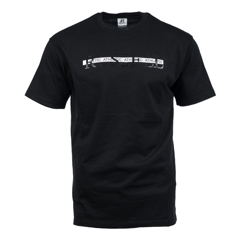 Russell Athletic Crewneck Tee Shirt ΑΝΔΡΙΚΟ ΜΠΛΟΥΖΑΚΙ ΜΑΥΡΟ A26-015-1- ΙΟ-099-BLACK