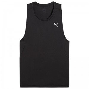 Puma Run Velocity Ανδρικό Αμάνικο T-Shirt Μαυρο (526595-01)
