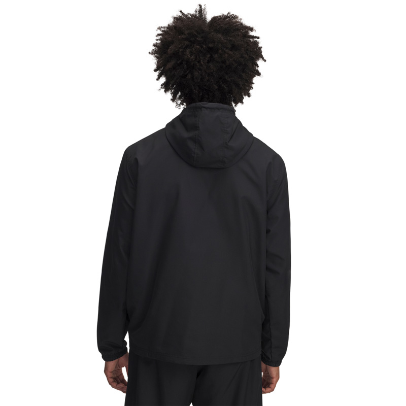 UNDER ARMOUR SPORTSTYLE WINDBREAKER (1361621-005)Ανδρικο αντιανεμικο μπουφαν Black/Pitch Gray/White