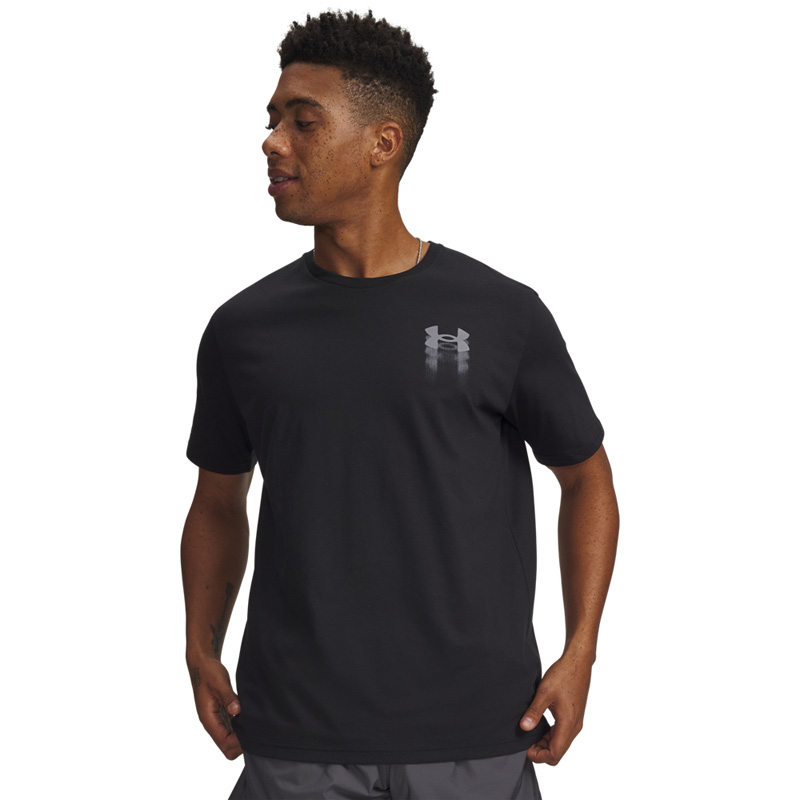 Under Armour Blur Logo (6009245-001)ΑΝΔΡΙΚΟ T-SHIRT Black/Titan Gray