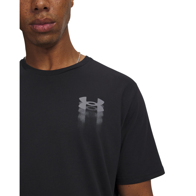 Under Armour Blur Logo (6009245-001)ΑΝΔΡΙΚΟ T-SHIRT Black/Titan Gray