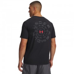 UNDER ARMOUR M BLUR WM SS (6009248-001)ΑΝΔΡΙΚΟ T-SHIRT Black/Red