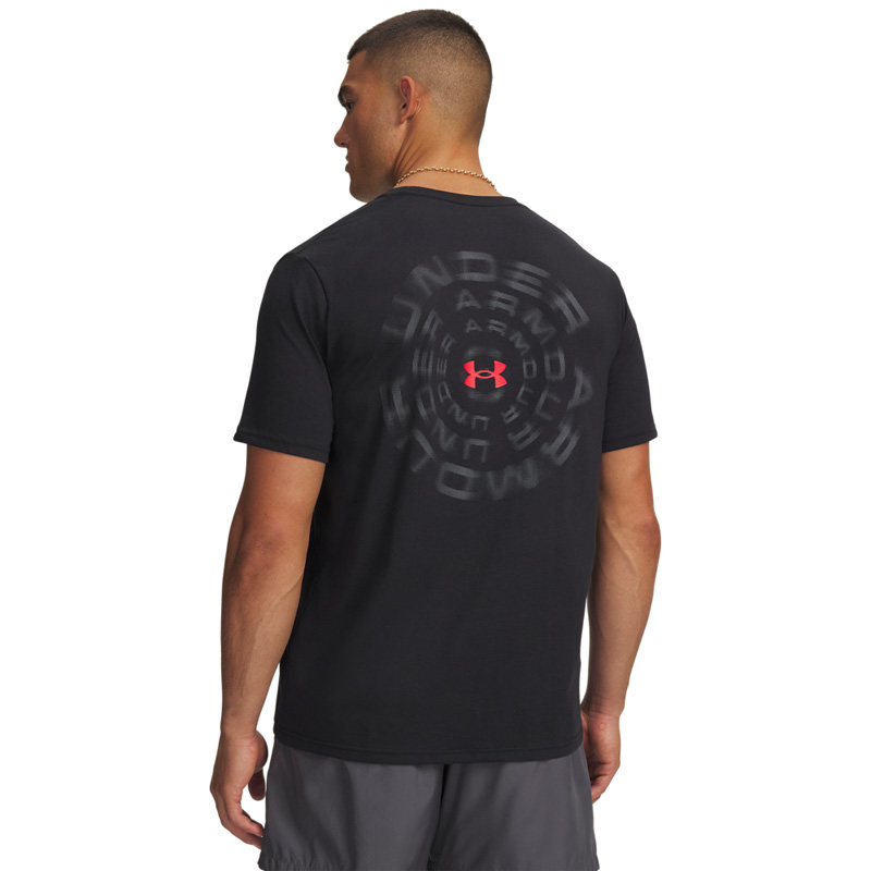 UNDER ARMOUR M BLUR WM SS (6009248-001)ΑΝΔΡΙΚΟ T-SHIRT Black/Red