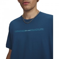 UNDER ARMOUR M BLUR WM SS (6009248-498)ΑΝΔΡΙΚΟ T-SHIRT Wham Blue/Blue Haze