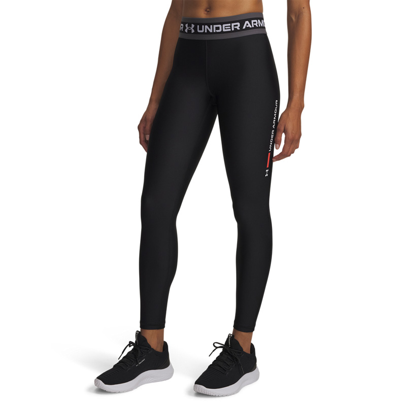 UNDER ARMOUR UA TECH BRANDED LEGGING (6009972-001)ΓΥΝΑΙΚΕΙΟ ΚΟΛΑΝ Black/Venom Red/White