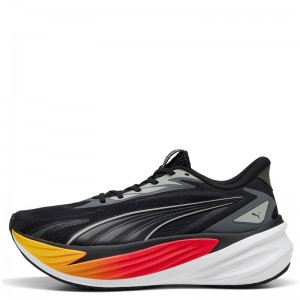 PUMA Maxima Pro (313313-11)ΑΝΔΡΙΚΑ ΠΑΠΟΥΤΣΙΑ RUNNING Black/Red-Yellow Sizzle/White