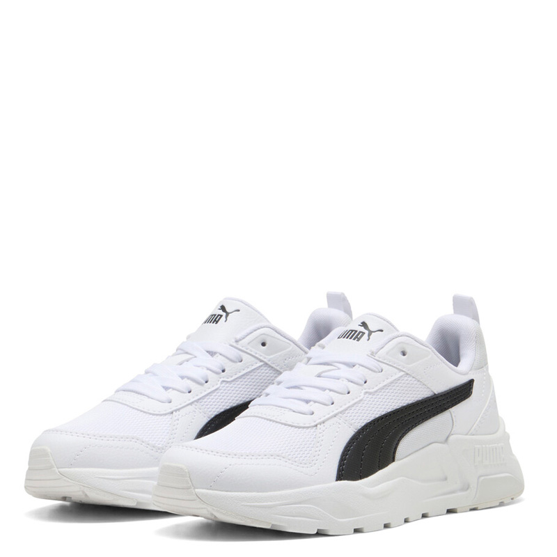 PUMA TRINITY 2 LT JR (403703-01)ΠΑΙΔΙΚΑ ΠΑΠΟΥΤΣΙΑ ΛΕΥΚΟ/ΜΑΥΡΟ