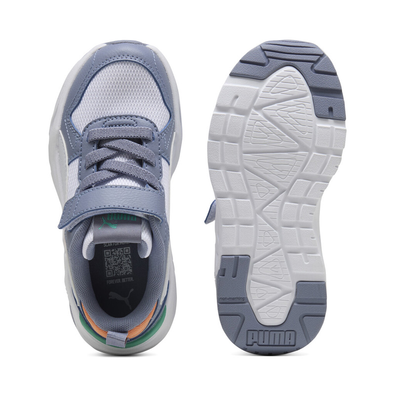 PUMA TRINITY 2 LT INF (403705-09)ΒΡΕΦΙΚΑ ΠΑΠΟΥΤΣΙΑ WHITE/SILVER MIST/GRAY