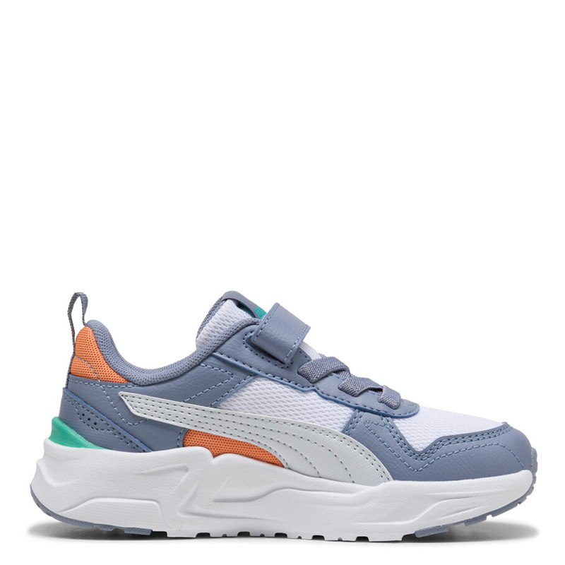 PUMA TRINITY 2 LT INF (403705-09)ΒΡΕΦΙΚΑ ΠΑΠΟΥΤΣΙΑ WHITE/SILVER MIST/GRAY