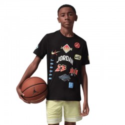 JORDAN DYNASTY PATCH Τ-SHIRT KIDS (95F385-023)ΠΑΙΔΙΚΟ T-SHIRT ΜΑΥΡΟ