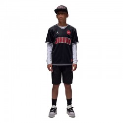 Jordan MJ SPORT JERSEY Kids (95F217-023)ΠΑΙΔΙΚΟ T-SHIRT ΜΑΥΡΟ
