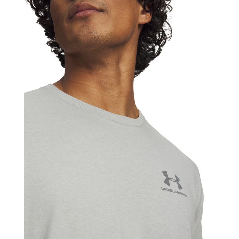 Under Armour Sportstyle Left Chest (1326799-069)ΑΝΔΡΙΚΟ T-SHIRT Titanium / Clay Green