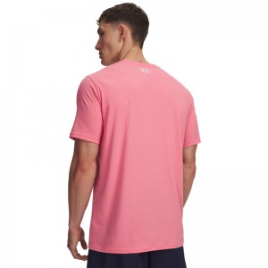 Under Armour Sportstyle Left Chest (1326799-604)ΑΝΔΡΙΚΟ T-SHIRT Bittersweet Pink / White Under Armour Sportstyle Left Chest (1326799-604)ΑΝΔΡΙΚΟ T-SHIRT Bittersweet Pink / White
