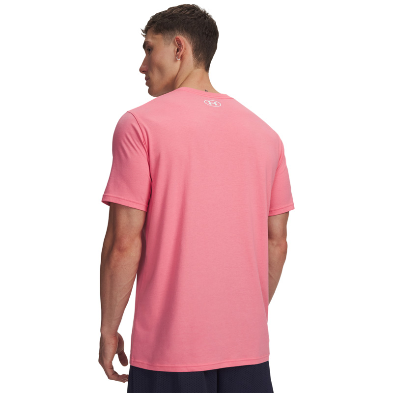 Under Armour Sportstyle Left Chest (1326799-604)ΑΝΔΡΙΚΟ T-SHIRT Bittersweet Pink / White