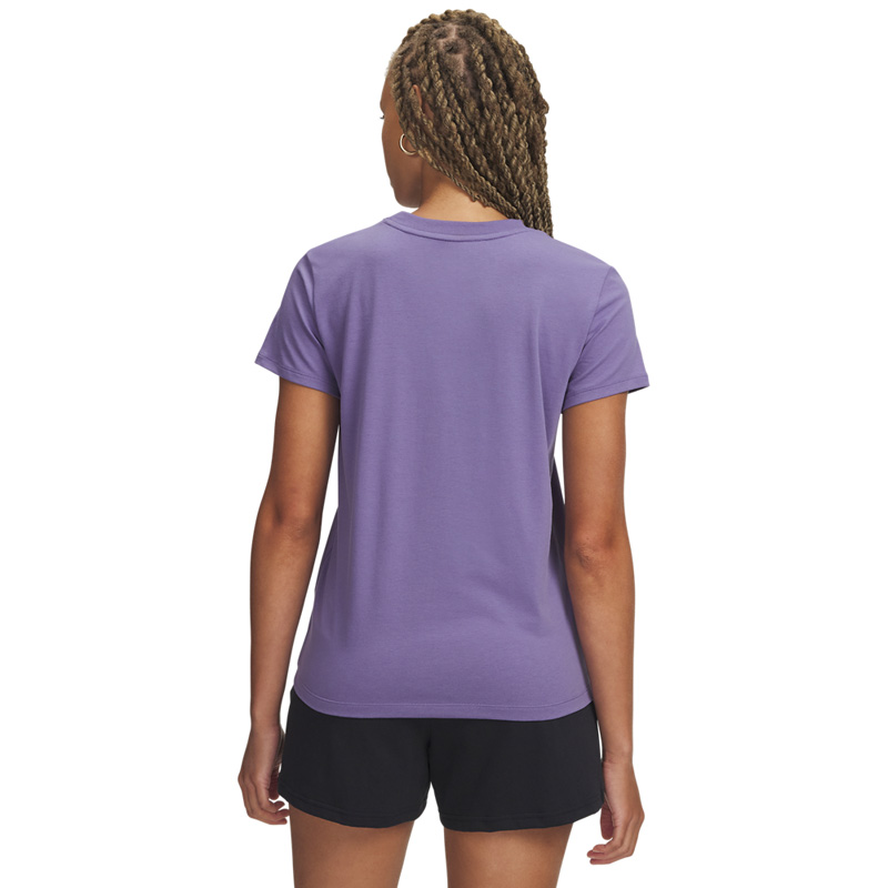 UNDER ARMOUR Off Campus Core SS (1383648-520)ΓΥΝΑΙΚΕΙΟ T-SHIRT Purple Luxe/Purple Luxe