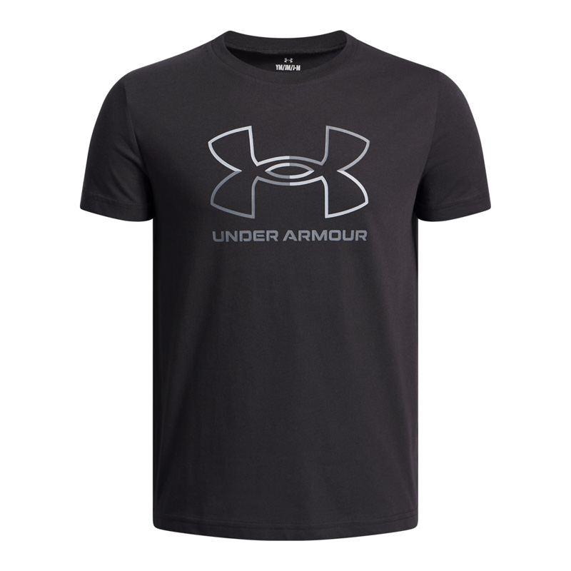 UNDER ARMOUR GL Foundation Kids (6005010-001)ΠΑΙΔΙΚΟ T-SHIRT Black / Mod Gray