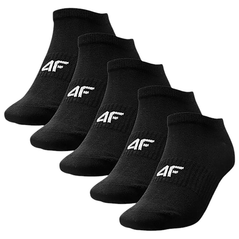 4F SOCKS CAS F475 5pack (4FWMM00USOCF475-20S)ΑΘΛΗΤΙΚΕΣ ΚΑΛΤΣΕΣ 5 ΤΕΜΑΧΙΑ ΜΑΥΡΕΣ