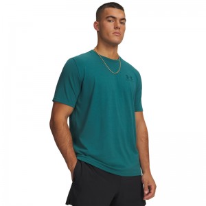 Under Armour Sportstyle Left Chest (1326799-338)ΑΝΔΡΙΚΟ T-SHIRT Rack Green/Arden Green