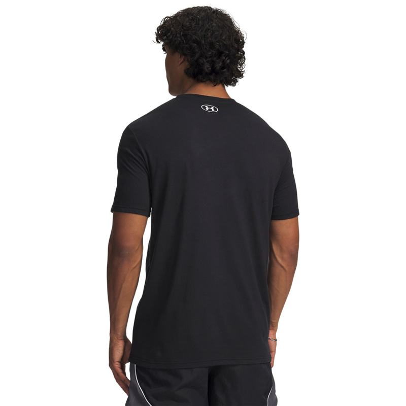 UNDER ARMOUR Wordmark Locker Tag (6012778-001)ΑΝΔΡΙΚΟ T-SHIRT Black/White