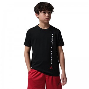JORDAN SPORT GFX SS TEE KIDS (95F643-023)ΠΑΙΔΙΚΟ T-SHIRT ΜΑΥΡΟ