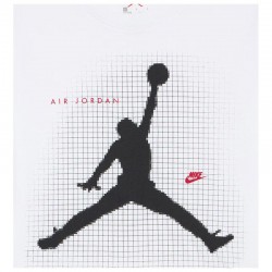 Jordan Jumpman Grid Blur T-Shirt Kids (95F634-001)ΠΑΙΔΙΚΟ T-SHIRT ΛΕΥΚΟ