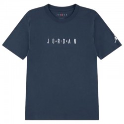 Jordan Wordmark Embroidery Tee Kids (95D634-0A2)Παιδική κοντομάνικη μπλούζα SQUADRON BLUE