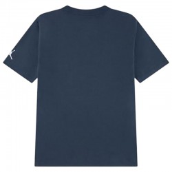 Jordan Wordmark Embroidery Tee Kids (95D634-0A2)Παιδική κοντομάνικη μπλούζα SQUADRON BLUE