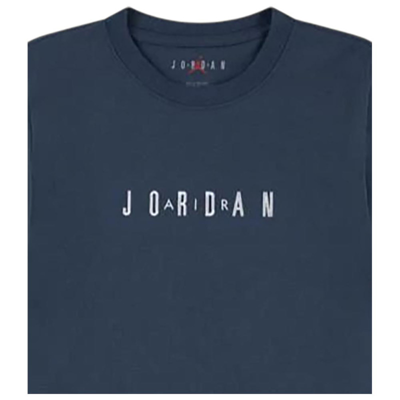 Jordan Wordmark Embroidery Tee Kids (95D634-0A2)Παιδική κοντομάνικη μπλούζα SQUADRON BLUE