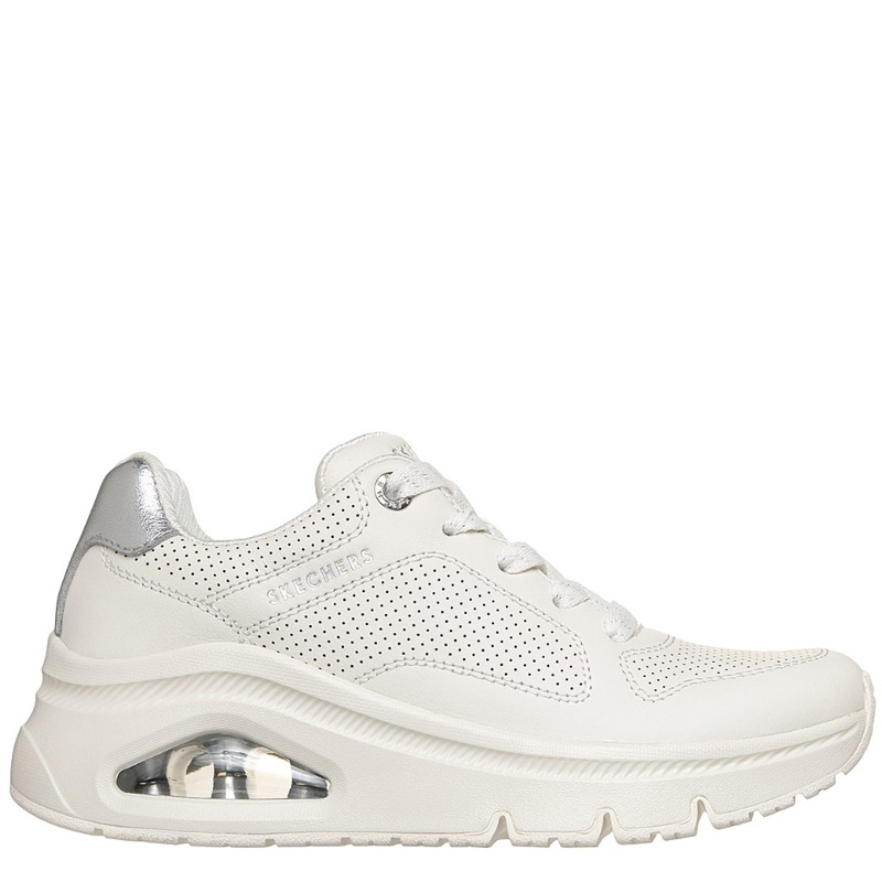 SKECHERS Uno Icon - Idolized Air (177767-WHT)ΓΥΝΑΙΚΕΙΑ ΠΑΠΟΥΤΣΙΑ ΛΕΥΚΑ