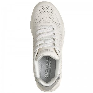 SKECHERS Uno Icon - Idolized Air (177767-WHT)ΓΥΝΑΙΚΕΙΑ ΠΑΠΟΥΤΣΙΑ ΛΕΥΚΑ