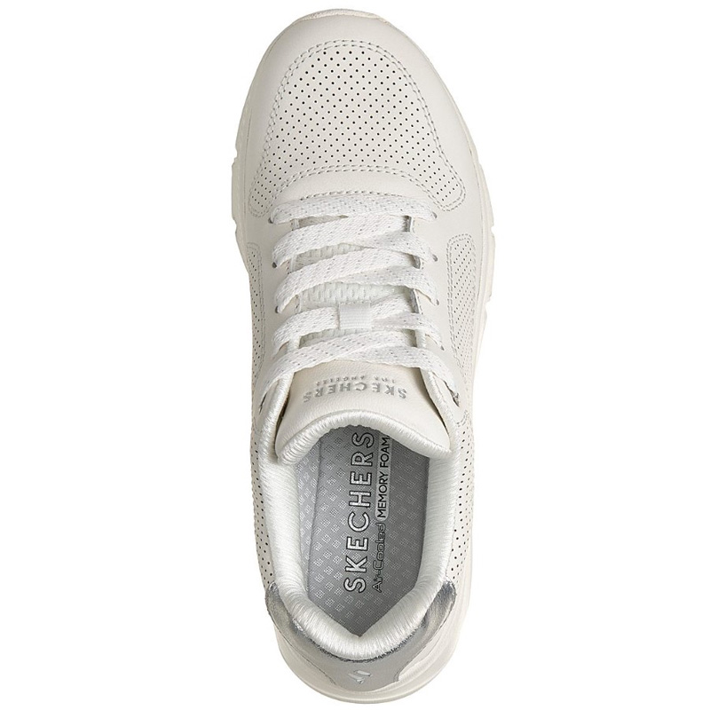 SKECHERS Uno Icon - Idolized Air (177767-WHT)ΓΥΝΑΙΚΕΙΑ ΠΑΠΟΥΤΣΙΑ ΛΕΥΚΑ
