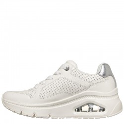 SKECHERS Uno Icon - Idolized Air (177767-WHT)ΓΥΝΑΙΚΕΙΑ ΠΑΠΟΥΤΣΙΑ ΛΕΥΚΑ