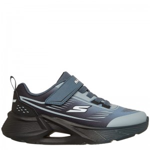 Skechers Lightweight Gore & Strap (404040L-BKDN)ΠΑΙΔΙΚΑ ΠΑΠΟΥΤΣΙΑ BLACK/DENIM