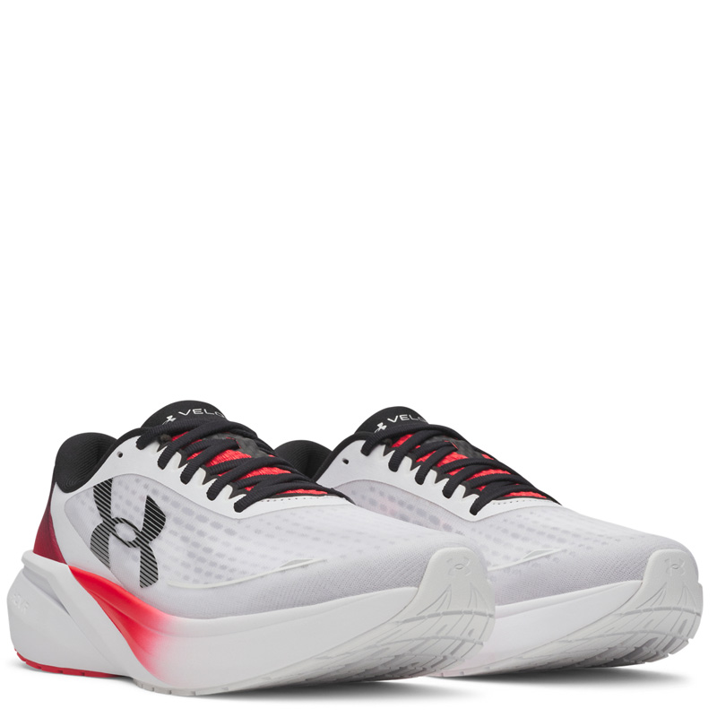 UNDER ARMOUR Velociti Pace (6009107-102)ΑΝΔΡΙΚΑ ΠΑΠΟΥΤΣΙΑ RUNNING White / Racer Red / Black