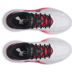 UNDER ARMOUR Velociti Pace (6009107-102)ΑΝΔΡΙΚΑ ΠΑΠΟΥΤΣΙΑ RUNNING White / Racer Red / Black
