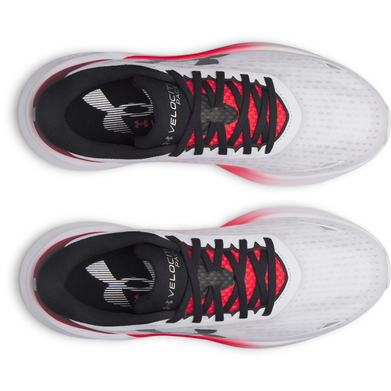 UNDER ARMOUR Velociti Pace (6009107-102)ΑΝΔΡΙΚΑ ΠΑΠΟΥΤΣΙΑ RUNNING White / Racer Red / Black