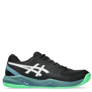 ASICS GEL-DEDICATE 8 PADEL (1041A414-003)ΑΝΔΡΙΚΑ ΠΑΠΟΥΤΣΙΑ PADEL Black/Vital Green