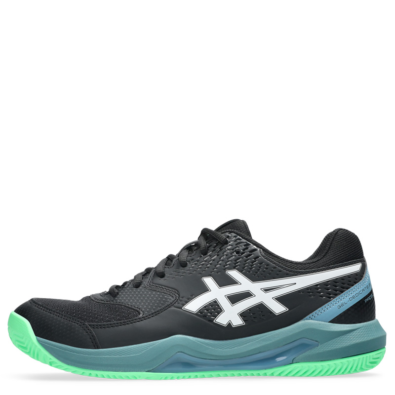 ASICS GEL-DEDICATE 8 PADEL (1041A414-003)ΑΝΔΡΙΚΑ ΠΑΠΟΥΤΣΙΑ PADEL Black/Vital Green