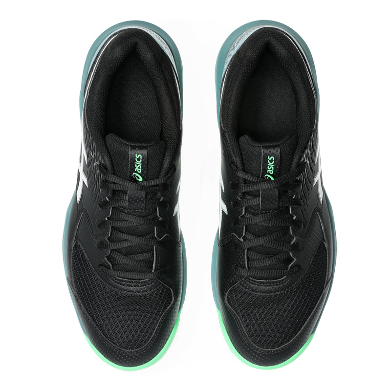 ASICS GEL-DEDICATE 8 PADEL (1041A414-003)ΑΝΔΡΙΚΑ ΠΑΠΟΥΤΣΙΑ PADEL Black/Vital Green
