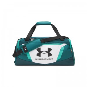 UNDER ARMOUR Undeniable 5.0 Duffle bag SMALL (1369222-100)ΤΣΑΝΤΑ ΩΜΟΥ ΓΥΜΝΑΣΤΗΡΙΟΥ 40L White/Arden Green/Black