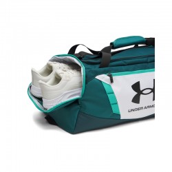UNDER ARMOUR Undeniable 5.0 Duffle bag SMALL (1369222-100)ΤΣΑΝΤΑ ΩΜΟΥ ΓΥΜΝΑΣΤΗΡΙΟΥ 40L White/Arden Green/Black
