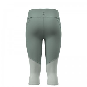 UNDER ARMOUR UA Launch Capris (1369770-348)ΓΥΝΑΙΚΕΙΟ ΚΟΛΑΝ Silica Green
