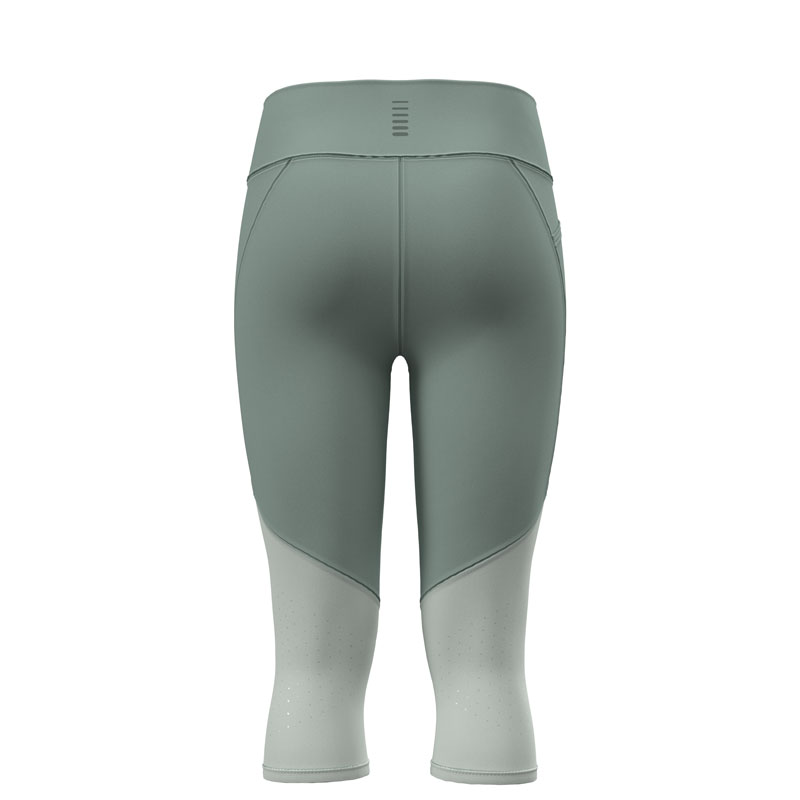 UNDER ARMOUR UA Launch Capris (1369770-348)ΓΥΝΑΙΚΕΙΟ ΚΟΛΑΝ Silica Green