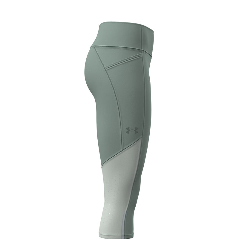 UNDER ARMOUR UA Launch Capris (1369770-348)ΓΥΝΑΙΚΕΙΟ ΚΟΛΑΝ Silica Green
