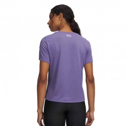 Under Armour Tech WM Tape SS Tee Γυναικείο Κοντομάνικο(6003915-520)Purple Luxe/Black/White