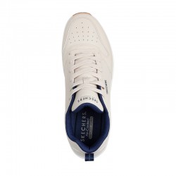 Skechers Uno Alder MENS (183012-WBL)ΑΝΔΡΙΚΟ ΥΠΟΔΗΜΑ WHITE/BLUE