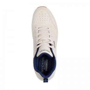 Skechers Uno Alder MENS (183012-WBL)ΑΝΔΡΙΚΟ ΥΠΟΔΗΜΑ WHITE/BLUE