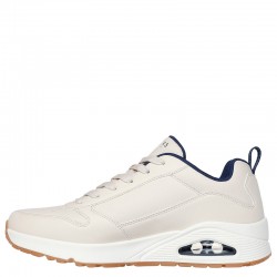 Skechers Uno Alder MENS (183012-WBL)ΑΝΔΡΙΚΟ ΥΠΟΔΗΜΑ WHITE/BLUE